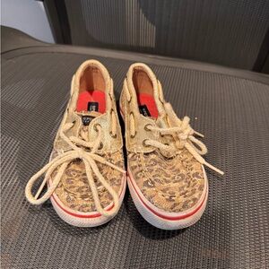 Sperry Kids Leopard Print Sneakers